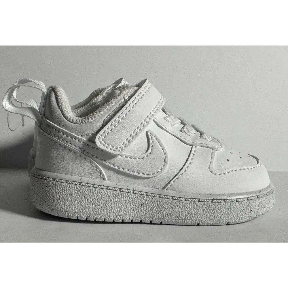Nike Court Borough Low 2 Baby Toddler White Sneakers Shoes Size 4C